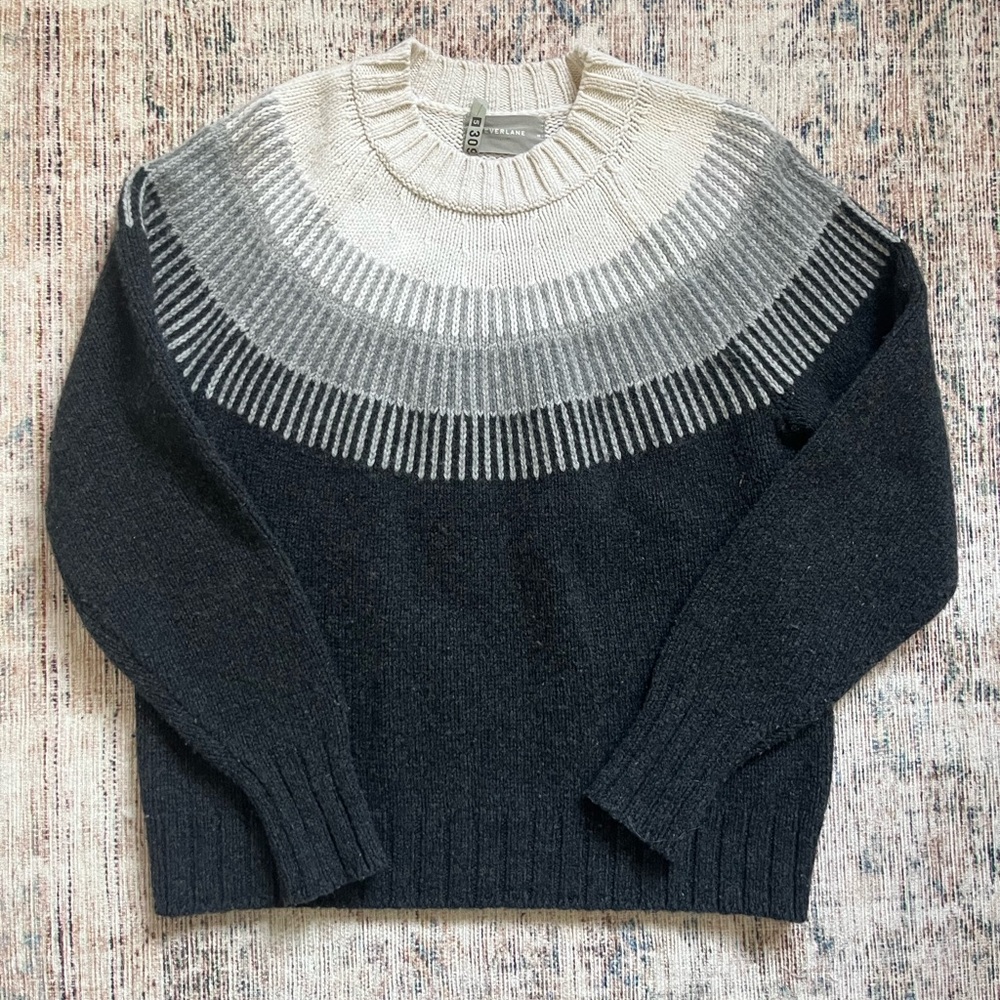 Everlane Fair Isle Wool Sweater